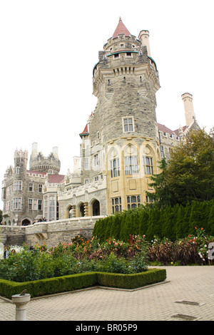 Château de Casa Loma extérieur extérieur Banque D'Images