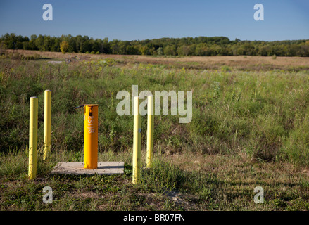 La braya préserver, anciennement un site pour le traitement de l'uranium pour les bombes nucléaires Banque D'Images