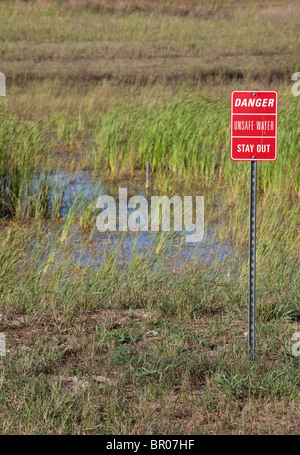 La braya préserver, anciennement un site pour le traitement de l'uranium pour les bombes nucléaires Banque D'Images