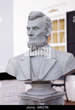 Buste d'Abraham Lincoln Banque D'Images