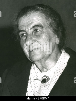 GOLDA MEIR (1898-1978) quatrième Premier Ministre d'Israël Banque D'Images