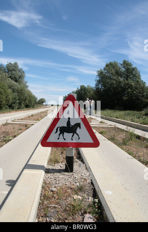 'Public' Bridleway Banque D'Images