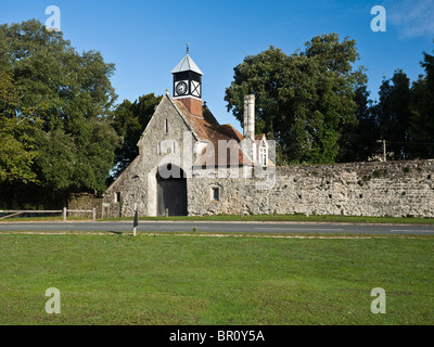 Gatehouse Palace Chambre Beaulieu Hampshire UK Banque D'Images