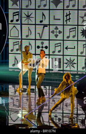 Marco Mengoni, X Factor 2010, Milan, Italie Banque D'Images