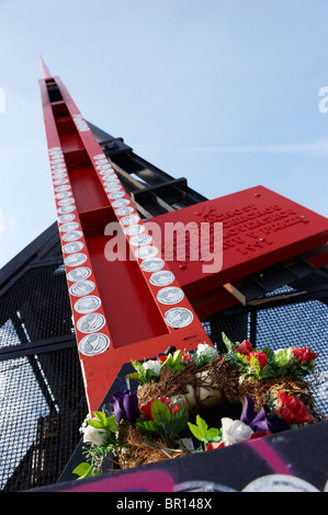 Letenske sady, Metronom, Letna Prague, République Tchèque Banque D'Images