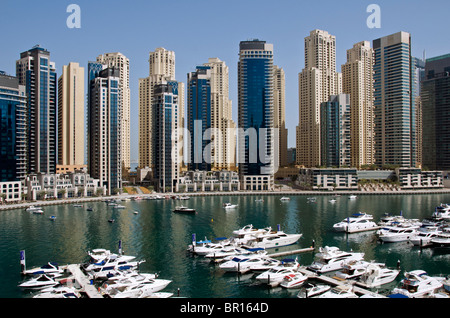 La Marina de Dubaï Dubaï ÉMIRATS ARABES UNIS Banque D'Images