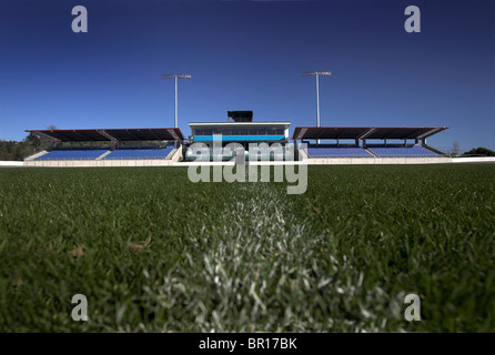 Trafalgar Park, Nelson, Nouvelle-Zélande, l'un des lieux de la Coupe du Monde de Rugby 2011 Banque D'Images