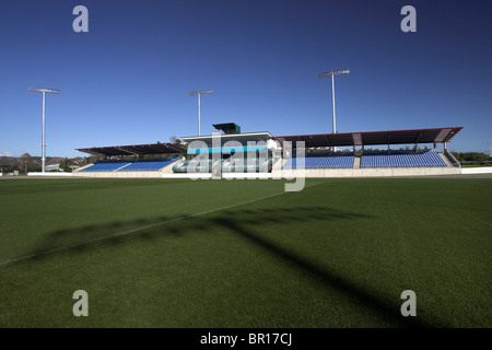 Trafalgar Park, Nelson, Nouvelle-Zélande, l'un des lieux de la Coupe du Monde de Rugby 2011 Banque D'Images