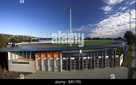 Trafalgar Park, Nelson, Nouvelle-Zélande, l'un des lieux de la Coupe du Monde de Rugby 2011 Banque D'Images