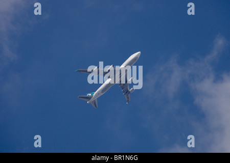 Air New Zealand Boeing 747-475 ZK-SUH en vol Banque D'Images