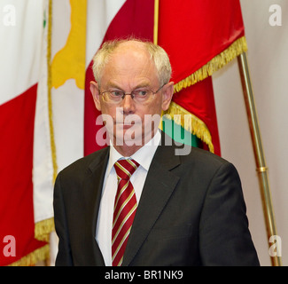 Herman Van Rompuy, Président du Conseil européen, Banque D'Images