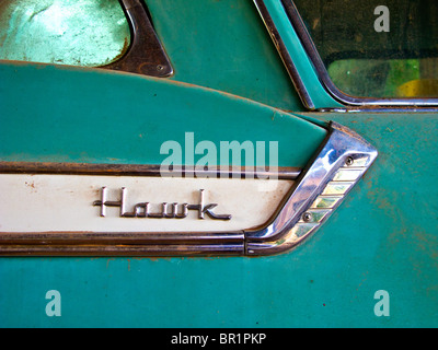 Studebaker Hawk plaque constructeur Banque D'Images