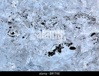 Détail, Iceberg, Joekulsalon Beach, de l'Islande Banque D'Images