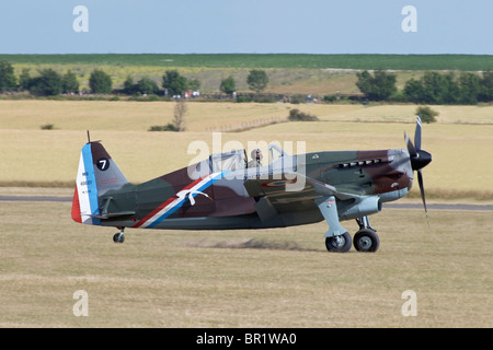 Un Morane Saulnier MS 406 de l'Armée de l'Air Française Banque D'Images