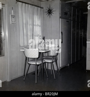 Mod Retro circa 1964 kitchenette coin repas, Daytona Beach, Floride. Banque D'Images