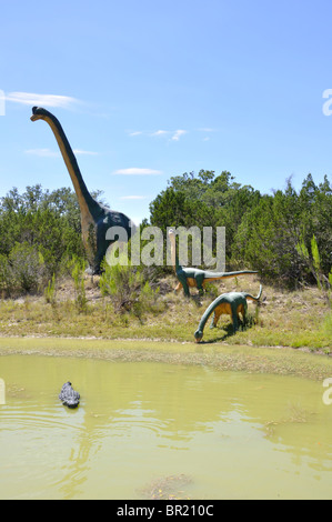 Brachiosaure, Dinosaur World, Glen Rose, Texas, États-Unis Banque D'Images