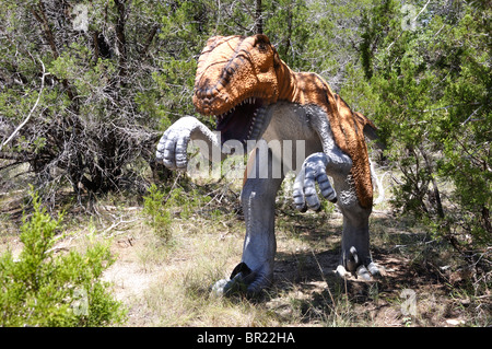 Deinonychus, Dinosaur World, Glen Rose, Texas, États-Unis Banque D'Images