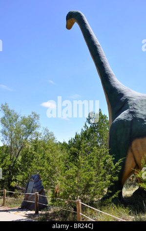 Brachiosaure, Dinosaur World, Glen Rose, Texas, États-Unis Banque D'Images