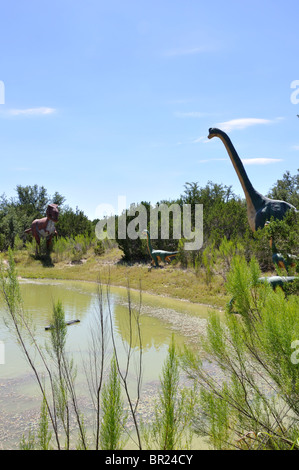 Brachiosaure, Dinosaur World, Glen Rose, Texas, États-Unis Banque D'Images