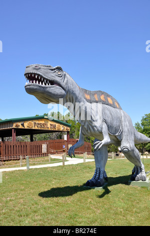 Dinosaur World, Glen Rose, Texas, États-Unis Banque D'Images