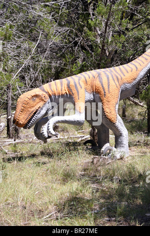 Deinonychus, Dinosaur World, Glen Rose, Texas, États-Unis Banque D'Images