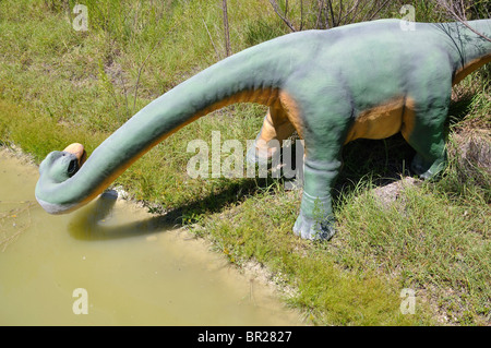 Brachiosaure, Dinosaur World, Glen Rose, Texas, États-Unis Banque D'Images