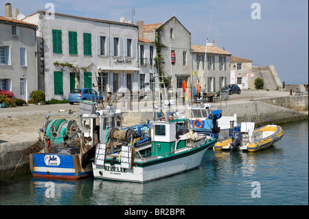 Le port de Saint Martin Ile de Ré Poitou Charentes France Banque D'Images