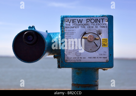 Télescope Public Leigh on Sea Essex England UK Banque D'Images