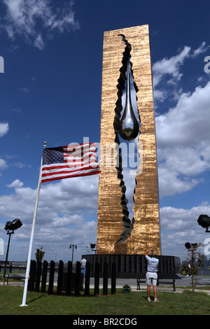 Mémorial du 11 septembre à "la lutte contre le terrorisme mondial." Un cadeau de la Russie. Sculpteur Zurab Tserateli. Banque D'Images