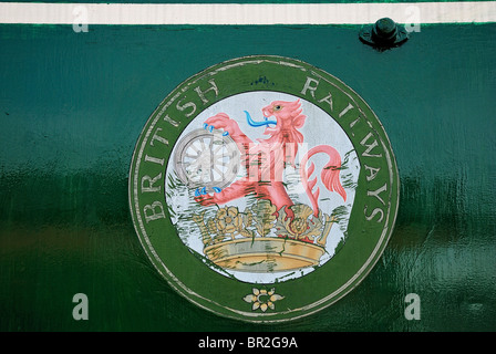 Ancien logo de fer britannique uk Banque D'Images