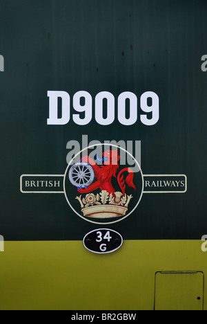 Locomotive diesel deltic Alycidon great central railway à Loughborough Banque D'Images