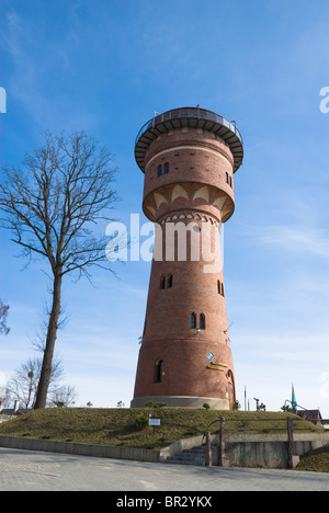 Tour de l'eau, à Giżycko Warmian-Masurian Voivodeship, Pologne Banque D'Images