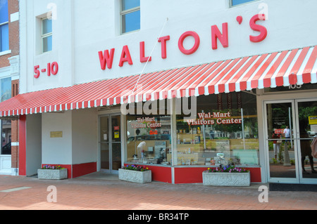 Centre des Visiteurs de Wal-Mart Bentonville Arkansas Banque D'Images