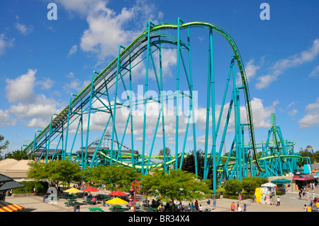 Raptor Cedar Point Amusement Park Ride Sandusky Ohio Banque D'Images