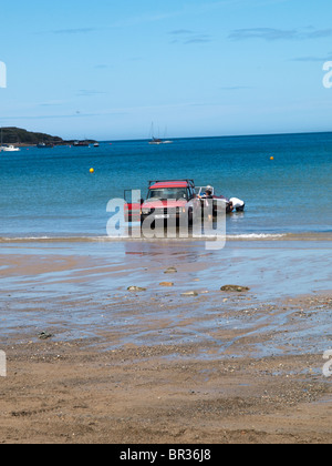 Morfa Plage de Nefyn, péninsule Llyn North Wales UK Banque D'Images