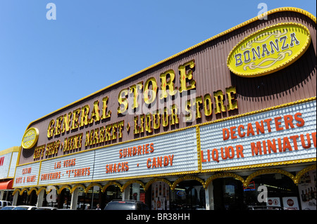 Magasin général Bonanza Cadeaux Las Vegas Nevada Banque D'Images