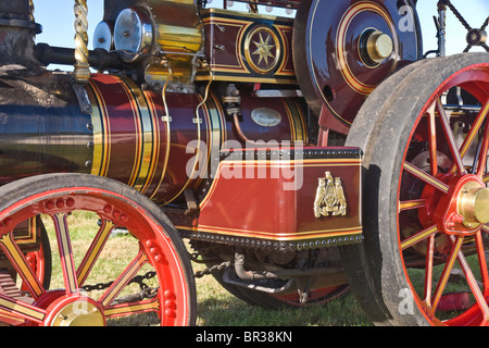 1929 Fowler Showman's tracteur est également connu comme un moteur de traction de la locomotive ou de la route. Banque D'Images