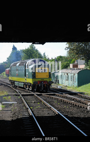 Locomotive diesel Alycidon deltic au great central railway loughborough england uk Banque D'Images