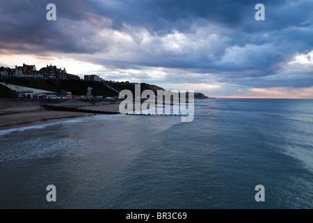 Nuages au-dessus de la Falaise Banque D'Images