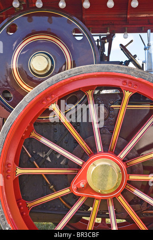 1929 Fowler Showman's tracteur est également connu comme un moteur de traction de la locomotive ou de la route. Banque D'Images