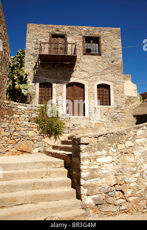 Spinalonga, Agios Nikolaos, Crète Banque D'Images