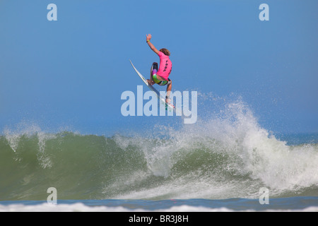 Wolfalley Off Air Surf Contest en Strand, Cape Town, Afrique du Sud Banque D'Images