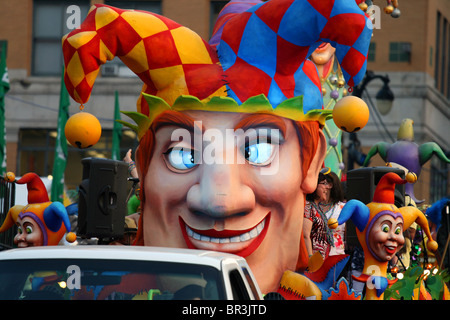 Festival International de Jazz de Montréal parade du Mardi Gras Banque D'Images