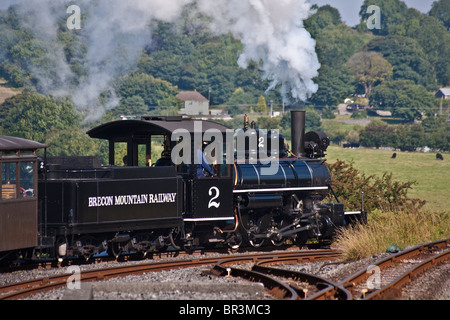 Brecon Mountain Railway, Pant, Pays de Galles Banque D'Images