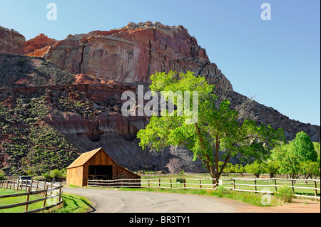 Gifford historique Farm Museum Capitol Reef National Park Utah Banque D'Images