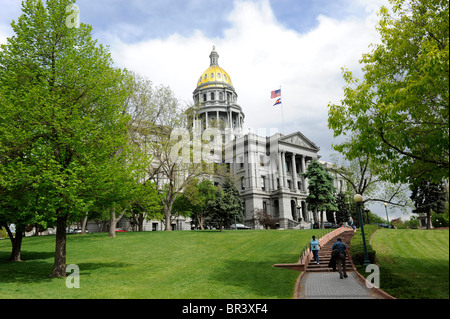 Denver Colorado State Capitol Building Banque D'Images