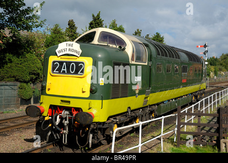 Locomotive diesel deltic Alycidon great central railway à Loughborough Banque D'Images