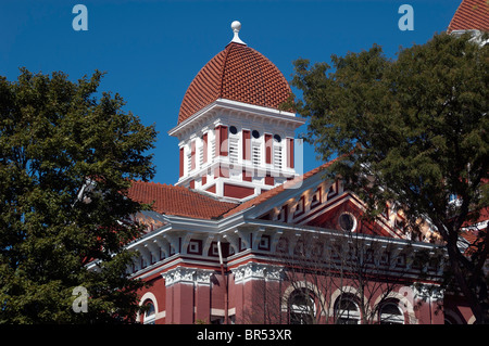 Le Palais de justice, Crown Point, Indiana, USA. Anciennement le Lake County Jail House que John Dillinger est sortie de le 03 mars 1934. Banque D'Images