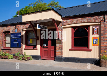 Angleterre Ashford Kent Station sur le Kent & East Sussex railway vapeur préservé Banque D'Images