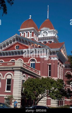 Le Palais de justice, Crown Point, Indiana, USA. Anciennement le Lake County Jail House que John Dillinger est sortie de le 03 mars 1934. Banque D'Images